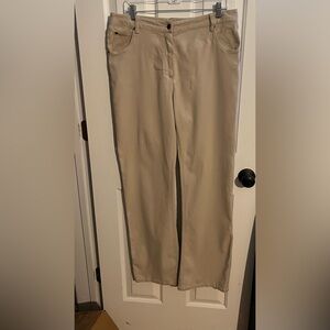 CA.Sual by C.A. Sport Classic Tan Straight Leg Women's Pants